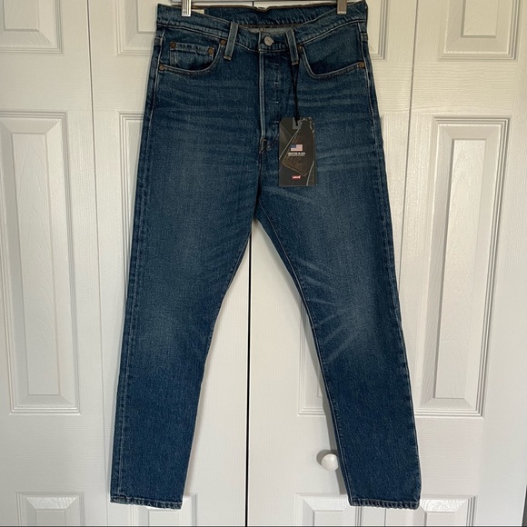 Levi's Women's 501 Button Fly Skinny High Rise Jeans Size 29 x 28 - Picture 3 of 8